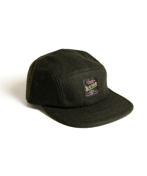 ROTAR（ローター）の「Melton WORK Jockey  CAP メルトン ワーク ジョッキー キャップ（キャップ・メンズ・ブラック/ダークグレー/オリーブ/ネイビー・FREE）」の3枚目の写真