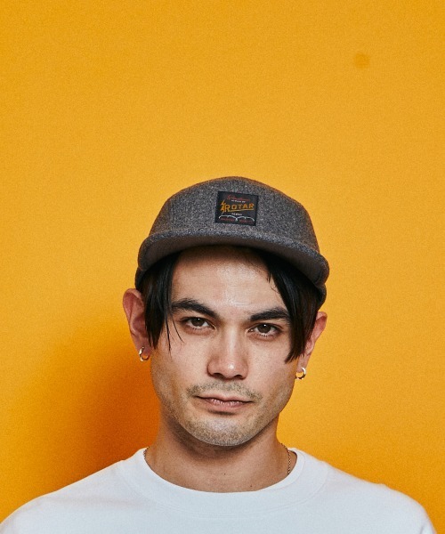 ROTAR（ローター）の「Melton WORK Jockey  CAP メルトン ワーク ジョッキー キャップ（キャップ・メンズ・ブラック/ダークグレー/オリーブ/ネイビー・FREE）」の6枚目の写真