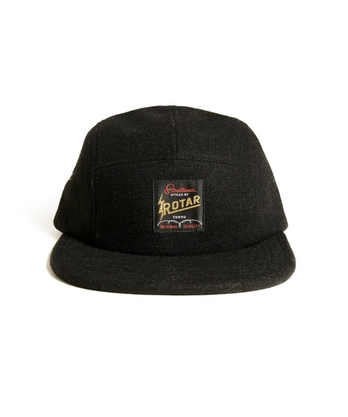 ROTAR（ローター）の「Melton WORK Jockey  CAP メルトン ワーク ジョッキー キャップ（キャップ・メンズ・ブラック/ダークグレー/オリーブ/ネイビー・FREE）」の10枚目の写真