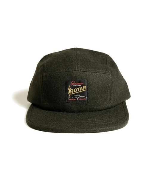 ROTAR（ローター）の「Melton WORK Jockey  CAP メルトン ワーク ジョッキー キャップ（キャップ・メンズ・ブラック/ダークグレー/オリーブ/ネイビー・FREE）」の11枚目の写真