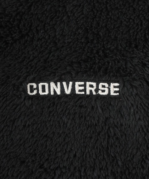CONVERSE(コンバース)の「【CONVERSE/コンバース】リバーシブル ノーカラーボアジャケット/ノーカラーJKT(ノーカラージャケット・レディース・ブラック/アイボリー/モカ・M/L)」の11枚目の写真