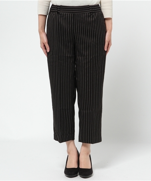 ROSE BUD（ローズバッド）の「S-LPT-14208 W/ELASTIC CROPPED PANTS（その他パンツ・レディース・ブラック/ネイビー・ONE SIZE）」の11枚目の写真