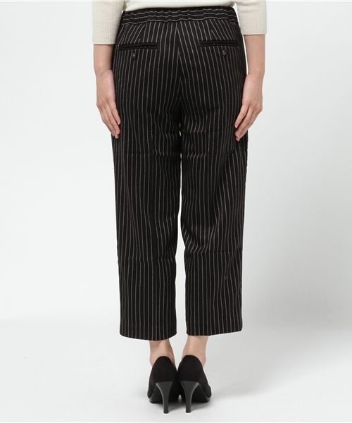 ROSE BUD（ローズバッド）の「S-LPT-14208 W/ELASTIC CROPPED PANTS（その他パンツ・レディース・ブラック/ネイビー・ONE SIZE）」の9枚目の写真