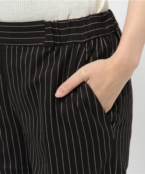 ROSE BUD（ローズバッド）の「S-LPT-14208 W/ELASTIC CROPPED PANTS（その他パンツ・レディース・ブラック/ネイビー・ONE SIZE）」の6枚目の写真