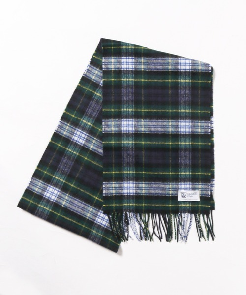 Johnstons of Elgin（ジョンストンズオブエルガン）の「JOHNSTONS/ジョンストンズ マフラー カシミヤ チェック 無地（マフラー・メンズ・マルチ/ブラック系その他/レッド系その他/シルバー系その他/ブラック系その他2/グレー系その他2/レッド系その他2/ピンク系その他/オレンジ系その他/グリーン系その他/ブルー系その他/グレー系その他/ブラック×ホワイト/ベージュ系その他/ネイビー系1/レッド系その他3/ブラック/ベージュ系その他2/ネイビー系/シルバー/チャコール/グレー/ダークネイビー・FREE）」の14枚目の写真