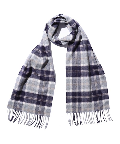 Johnstons of Elgin（ジョンストンズオブエルガン）の「JOHNSTONS/ジョンストンズ マフラー カシミヤ チェック 無地（マフラー・メンズ・マルチ/ブラック系その他/レッド系その他/シルバー系その他/ブラック系その他2/グレー系その他2/レッド系その他2/ピンク系その他/オレンジ系その他/グリーン系その他/ブルー系その他/グレー系その他/ブラック×ホワイト/ベージュ系その他/ネイビー系1/レッド系その他3/ブラック/ベージュ系その他2/ネイビー系/シルバー/チャコール/グレー/ダークネイビー・FREE）」の22枚目の写真