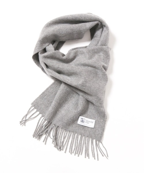 Johnstons of Elgin（ジョンストンズオブエルガン）の「JOHNSTONS/ジョンストンズ マフラー カシミヤ チェック 無地（マフラー・メンズ・マルチ/ブラック系その他/レッド系その他/シルバー系その他/ブラック系その他2/グレー系その他2/レッド系その他2/ピンク系その他/オレンジ系その他/グリーン系その他/ブルー系その他/グレー系その他/ブラック×ホワイト/ベージュ系その他/ネイビー系1/レッド系その他3/ブラック/ベージュ系その他2/ネイビー系/シルバー/チャコール/グレー/ダークネイビー・FREE）」の6枚目の写真