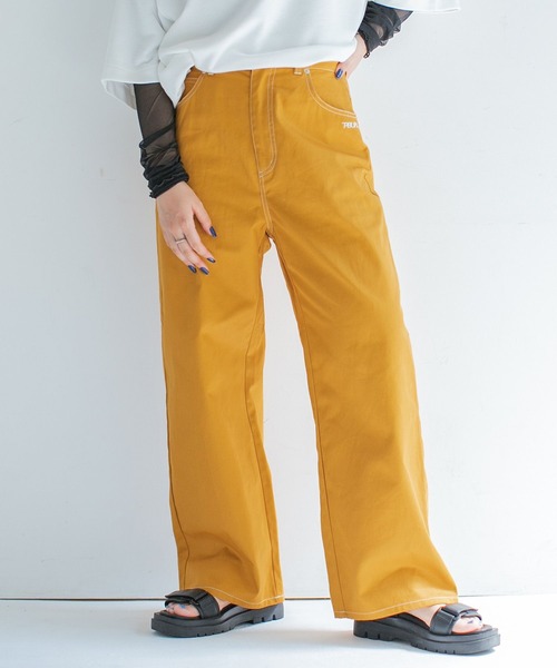 PBLIM(ページボーイリム)の「PAGEBOYLIM/カツラギスケーターパンツ(その他パンツ・レディース・ブラック/オレンジ/ブルー/ライトグレー/グリーン/イエロー/ブラウン/ブルー系その他・MEDIUM/LARGE)」の7枚目の写真
