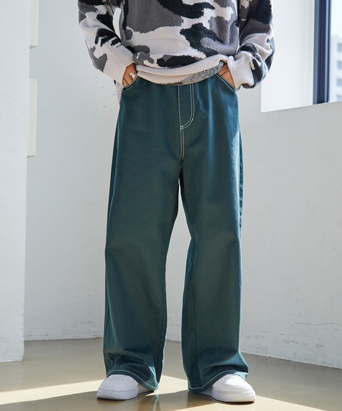 PBLIM(ページボーイリム)の「PAGEBOYLIM/カツラギスケーターパンツ(その他パンツ・レディース・ブラック/オレンジ/ブルー/ライトグレー/グリーン/イエロー/ブラウン/ブルー系その他・MEDIUM/LARGE)」の4枚目の写真