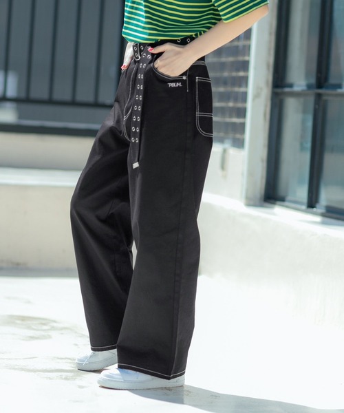PBLIM(ページボーイリム)の「PAGEBOYLIM/カツラギスケーターパンツ(その他パンツ・レディース・ブラック/オレンジ/ブルー/ライトグレー/グリーン/イエロー/ブラウン/ブルー系その他・MEDIUM/LARGE)」の22枚目の写真