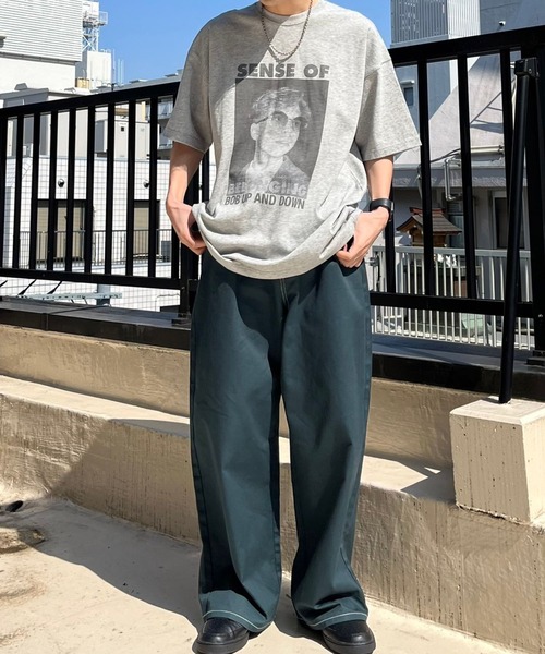 PBLIM(ページボーイリム)の「PAGEBOYLIM/カツラギスケーターパンツ(その他パンツ・レディース・ブラック/オレンジ/ブルー/ライトグレー/グリーン/イエロー/ブラウン/ブルー系その他・MEDIUM/LARGE)」の20枚目の写真