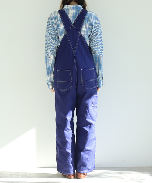 PAR ICI KLASSISK（パーリッシィクラシスク）の「フレンチワーカーサージ オーバーオール（サロペット/オーバーオール・レディース・ブルー/アイボリー・FREE）」の18枚目の写真