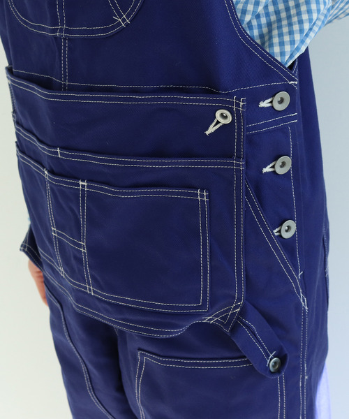 PAR ICI KLASSISK（パーリッシィクラシスク）の「フレンチワーカーサージ オーバーオール（サロペット/オーバーオール・レディース・ブルー/アイボリー・FREE）」の13枚目の写真