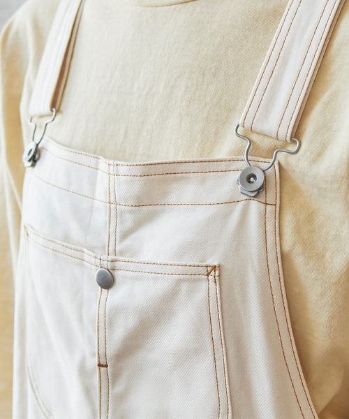PAR ICI KLASSISK（パーリッシィクラシスク）の「フレンチワーカーサージ オーバーオール（サロペット/オーバーオール・レディース・ブルー/アイボリー・FREE）」の16枚目の写真