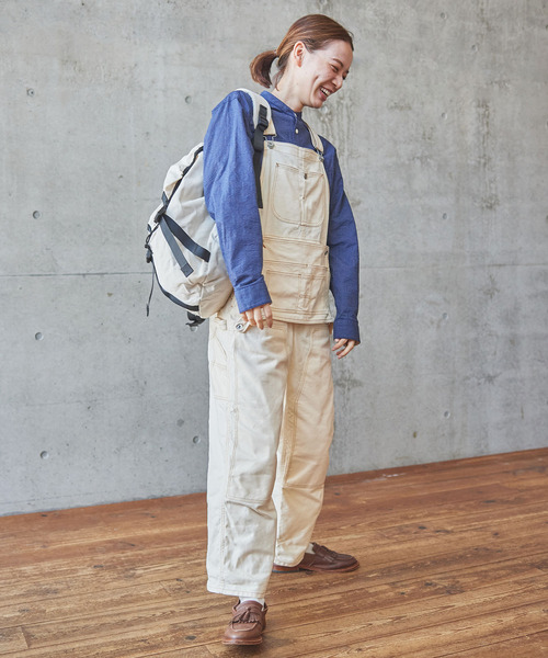 PAR ICI KLASSISK（パーリッシィクラシスク）の「フレンチワーカーサージ オーバーオール（サロペット/オーバーオール・レディース・ブルー/アイボリー・FREE）」の21枚目の写真