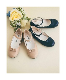 TartineetChocolat/日本製フォーマルスカラップリボンシューズ(17~20cm)