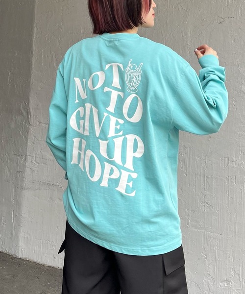 PBLIM(ページボーイリム)の「【PAGEBOYLIM】ユガミロゴロンT(Tシャツ/カットソー・レディース・ブラック/オフホワイト/グリーン・MEDIUM/LARGE)」の20枚目の写真