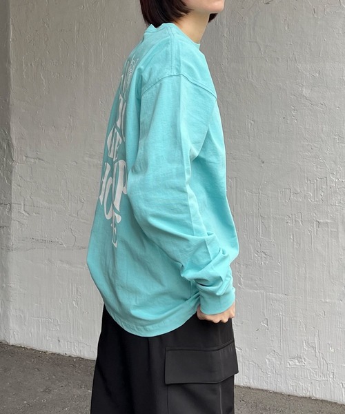 PBLIM(ページボーイリム)の「【PAGEBOYLIM】ユガミロゴロンT(Tシャツ/カットソー・レディース・ブラック/オフホワイト/グリーン・MEDIUM/LARGE)」の22枚目の写真