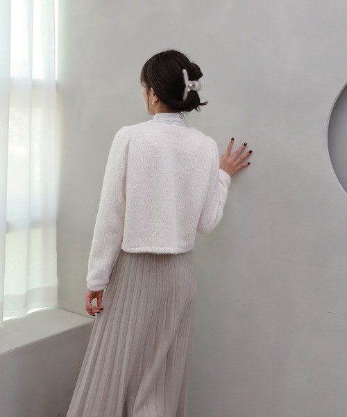by muni:r(バイ ムニール)の「パールツイストヘアクリップ(バレッタ/ヘアクリップ・レディース・ブラック/ベージュ/アイボリー・FREE)」の21枚目の写真