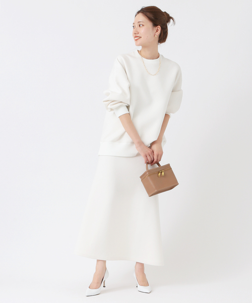 plage（プラージュ）の「minimal sweat スカート◆（スカート・レディース・ホワイト/ネイビー・38/36）」の9枚目の写真