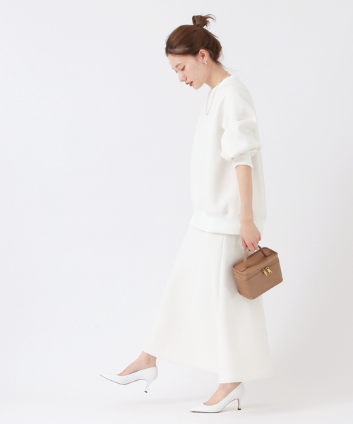 plage（プラージュ）の「minimal sweat スカート◆（スカート・レディース・ホワイト/ネイビー・38/36）」の10枚目の写真