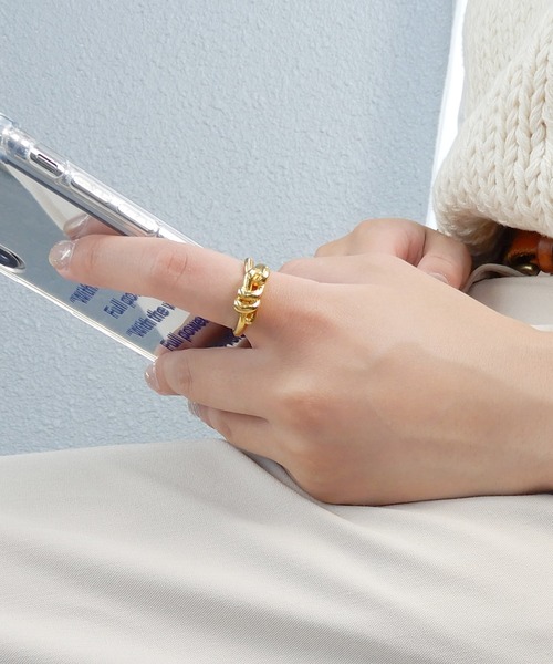 minia(ミニア)の「デザインオープンリング(リング・レディース・A/B/C/D/E/F/G/H/I/J・FREE)」の2枚目の写真