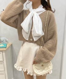 apres jour（アプレジュール）の「フェザーきらきらボタンカーディガン【ZOZOTOWN限定アイテム】（カーディガン/ボレロ・レディース）」