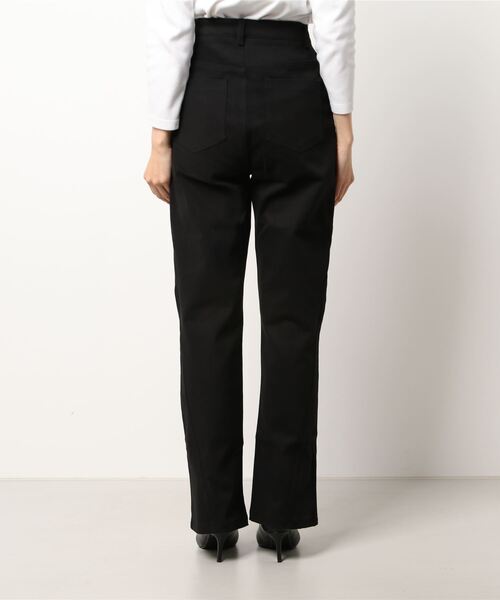 ENVYM（アンビー）の「ライン切替ツイルＰＴ（その他パンツ・レディース・ブラック/アイボリー/グレー・SMALL/MEDIUM）」の5枚目の写真