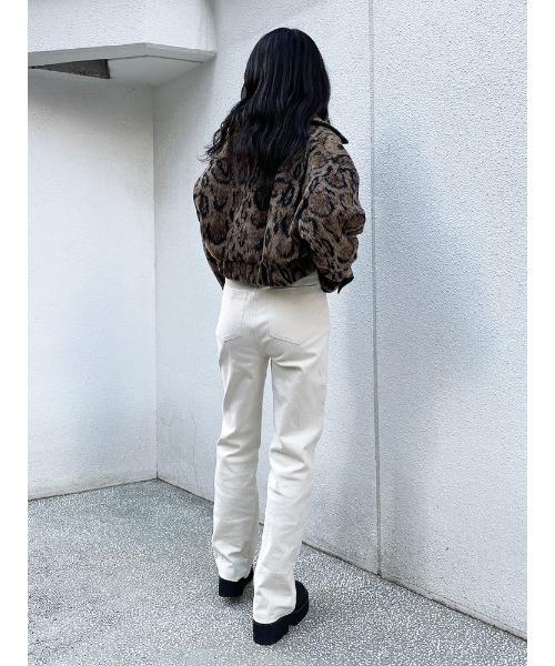 ENVYM（アンビー）の「ライン切替ツイルＰＴ（その他パンツ・レディース・ブラック/アイボリー/グレー・SMALL/MEDIUM）」の10枚目の写真