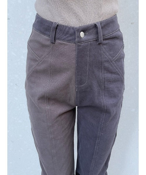 ENVYM（アンビー）の「ライン切替ツイルＰＴ（その他パンツ・レディース・ブラック/アイボリー/グレー・SMALL/MEDIUM）」の20枚目の写真