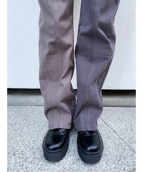 ENVYM（アンビー）の「ライン切替ツイルＰＴ（その他パンツ・レディース・ブラック/アイボリー/グレー・SMALL/MEDIUM）」の22枚目の写真