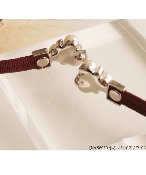 Cupid Heart（キューピッドハート）の「【Cupid Heart】結婚式ベルト パールモチーフベルトＳサイズ（ベルト・レディース・ネイビー/ワイン/ベージュ/ブラック・SMALL）」の9枚目の写真