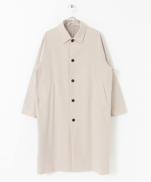 SENSE OF PLACE by URBAN RESEARCH（センスオブプレイスバイアーバンリサーチ）の「『セットアップ対応』ステンカラーコート（ステンカラーコート・メンズ・ライトベージュ/ブラック/グレー・MEDIUM/LARGE）」の4枚目の写真