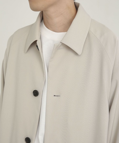 SENSE OF PLACE by URBAN RESEARCH（センスオブプレイスバイアーバンリサーチ）の「『セットアップ対応』ステンカラーコート（ステンカラーコート・メンズ・ライトベージュ/ブラック/グレー・MEDIUM/LARGE）」の5枚目の写真