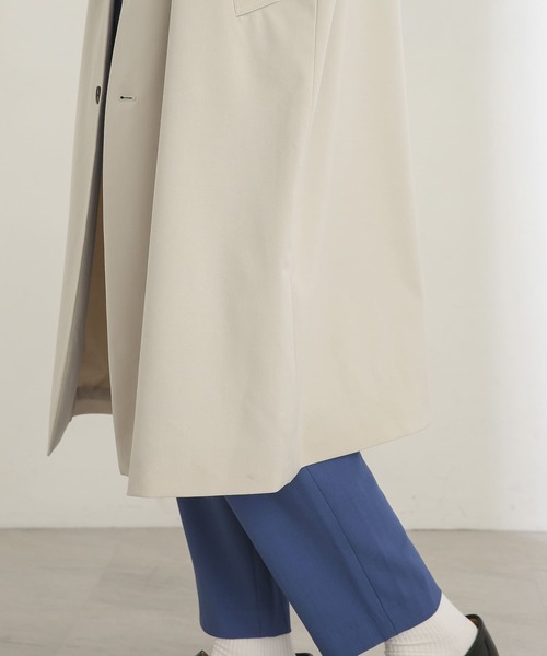 SENSE OF PLACE by URBAN RESEARCH（センスオブプレイスバイアーバンリサーチ）の「『セットアップ対応』ステンカラーコート（ステンカラーコート・メンズ・ライトベージュ/ブラック/グレー・MEDIUM/LARGE）」の8枚目の写真