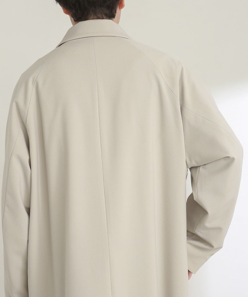 SENSE OF PLACE by URBAN RESEARCH（センスオブプレイスバイアーバンリサーチ）の「『セットアップ対応』ステンカラーコート（ステンカラーコート・メンズ・ライトベージュ/ブラック/グレー・MEDIUM/LARGE）」の9枚目の写真