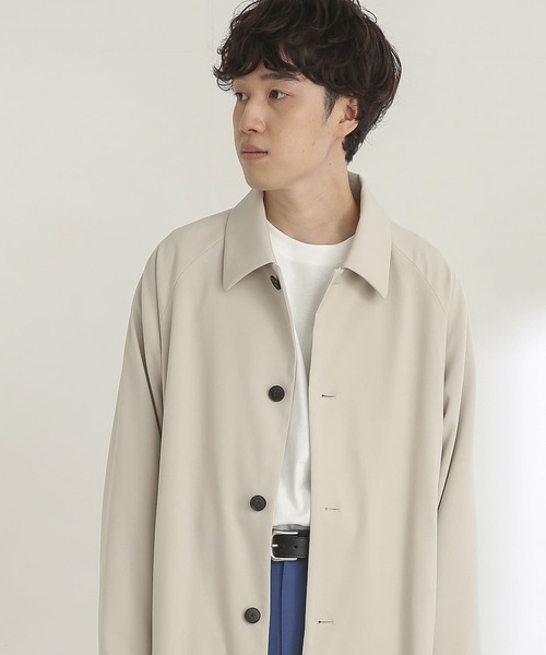 SENSE OF PLACE by URBAN RESEARCH（センスオブプレイスバイアーバンリサーチ）の「『セットアップ対応』ステンカラーコート（ステンカラーコート・メンズ・ライトベージュ/ブラック/グレー・MEDIUM/LARGE）」の10枚目の写真
