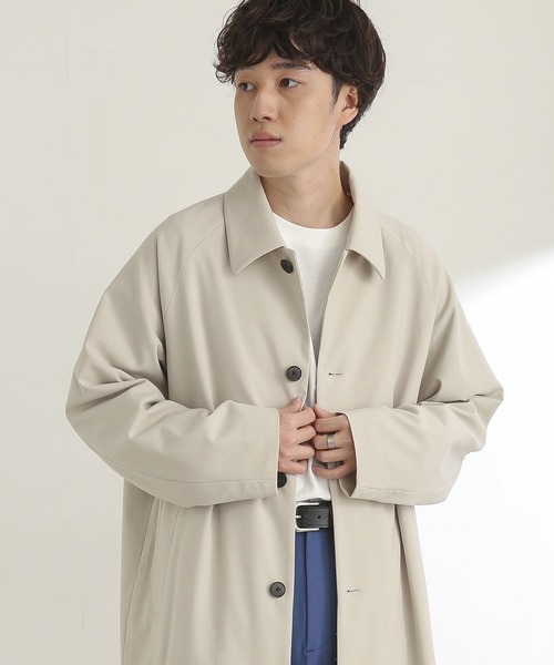 SENSE OF PLACE by URBAN RESEARCH（センスオブプレイスバイアーバンリサーチ）の「『セットアップ対応』ステンカラーコート（ステンカラーコート・メンズ・ライトベージュ/ブラック/グレー・MEDIUM/LARGE）」の11枚目の写真