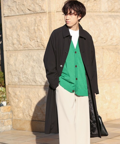 SENSE OF PLACE by URBAN RESEARCH（センスオブプレイスバイアーバンリサーチ）の「『セットアップ対応』ステンカラーコート（ステンカラーコート・メンズ・ライトベージュ/ブラック/グレー・MEDIUM/LARGE）」の18枚目の写真