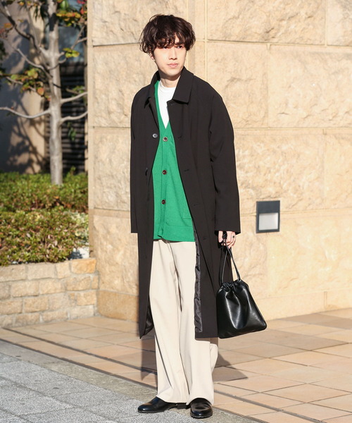 SENSE OF PLACE by URBAN RESEARCH（センスオブプレイスバイアーバンリサーチ）の「『セットアップ対応』ステンカラーコート（ステンカラーコート・メンズ・ライトベージュ/ブラック/グレー・MEDIUM/LARGE）」の20枚目の写真