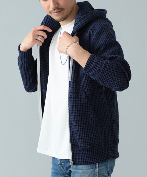 Sea Green ジップアップパーカ パーカー ワッフル ジップアップパーカ 24 13 0071 3 を購入できます Beams Green Seagreen シーグリーン のファッション 新座買蔵