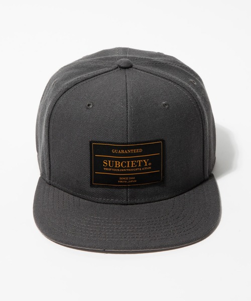 Subciety（サブサエティ）の「SNAP BACK CAP-GUARANTEE-（キャップ・メンズ・ブラック/オフホワイト/グレー・FREE）」の8枚目の写真