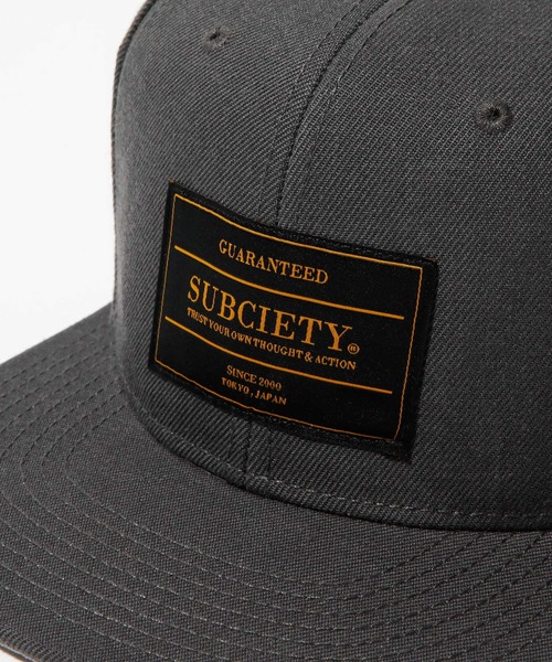 Subciety（サブサエティ）の「SNAP BACK CAP-GUARANTEE-（キャップ・メンズ・ブラック/オフホワイト/グレー・FREE）」の9枚目の写真