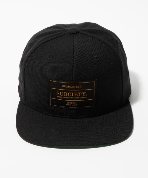 Subciety（サブサエティ）の「SNAP BACK CAP-GUARANTEE-（キャップ・メンズ・ブラック/オフホワイト/グレー・FREE）」の7枚目の写真