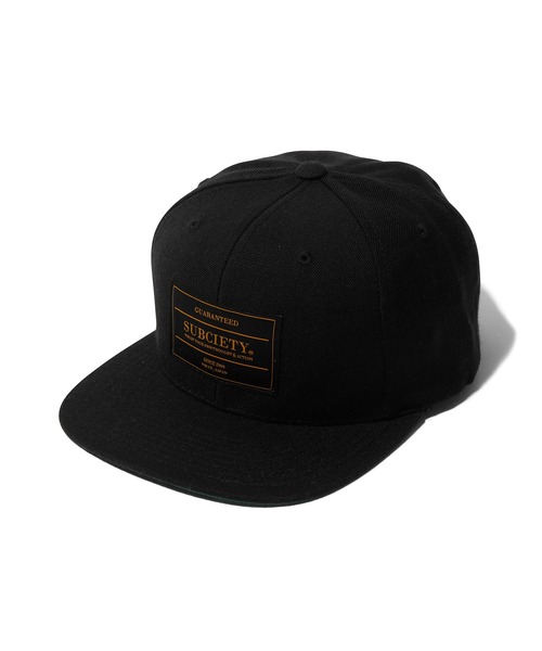 Subciety（サブサエティ）の「SNAP BACK CAP-GUARANTEE-（キャップ・メンズ・ブラック/オフホワイト/グレー・FREE）」の4枚目の写真