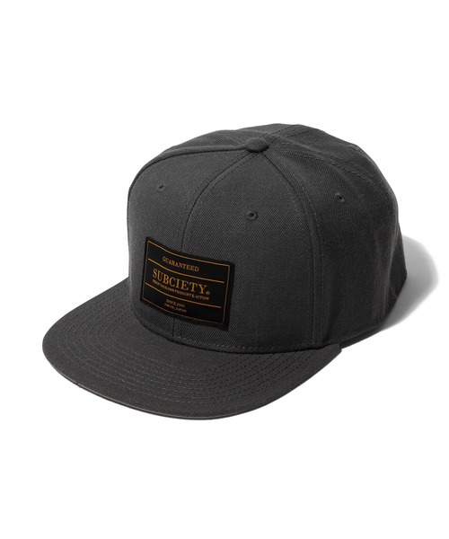 Subciety（サブサエティ）の「SNAP BACK CAP-GUARANTEE-（キャップ・メンズ・ブラック/オフホワイト/グレー・FREE）」の5枚目の写真