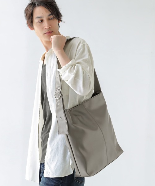 n'OrLABEL(ノアールレーベル)の「【廃盤】『ワンショルダー2wayトートバッグ』(トートバッグ・レディース・ブラック/アイボリー/ブルーグリーン/アンティークシルバー・FREE)」の4枚目の写真