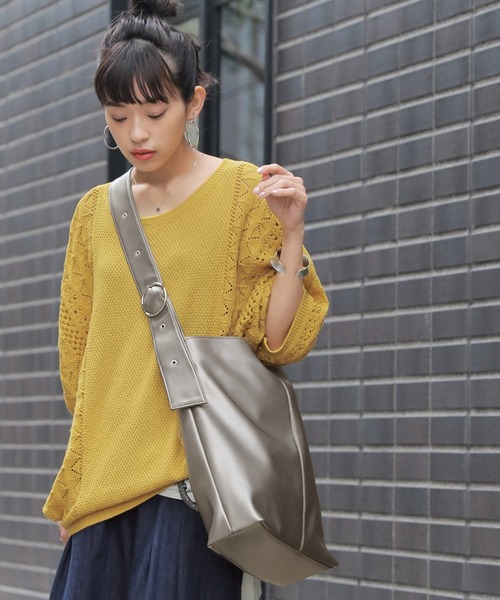 n'OrLABEL(ノアールレーベル)の「【廃盤】『ワンショルダー2wayトートバッグ』(トートバッグ・レディース・ブラック/アイボリー/ブルーグリーン/アンティークシルバー・FREE)」の18枚目の写真