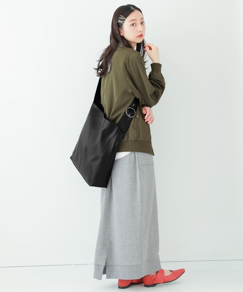 n'OrLABEL(ノアールレーベル)の「【廃盤】『ワンショルダー2wayトートバッグ』(トートバッグ・レディース・ブラック/アイボリー/ブルーグリーン/アンティークシルバー・FREE)」の10枚目の写真