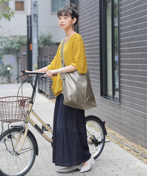 n'OrLABEL(ノアールレーベル)の「【廃盤】『ワンショルダー2wayトートバッグ』(トートバッグ・レディース・ブラック/アイボリー/ブルーグリーン/アンティークシルバー・FREE)」の19枚目の写真